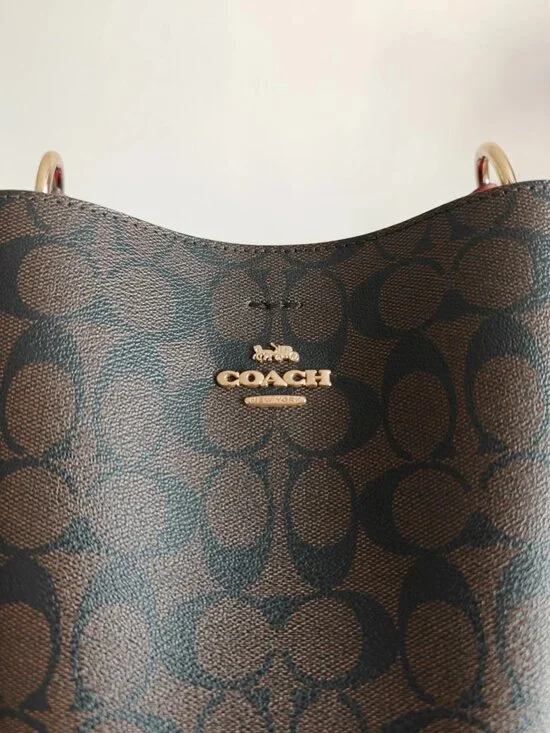 Coach Town 26 Medium Classic Vintage Flower Handbag - Picture 5 of 6